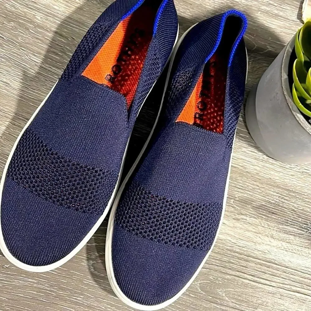 Rothy’s the maritime stitch size 7.5 woman's slip on sneakers